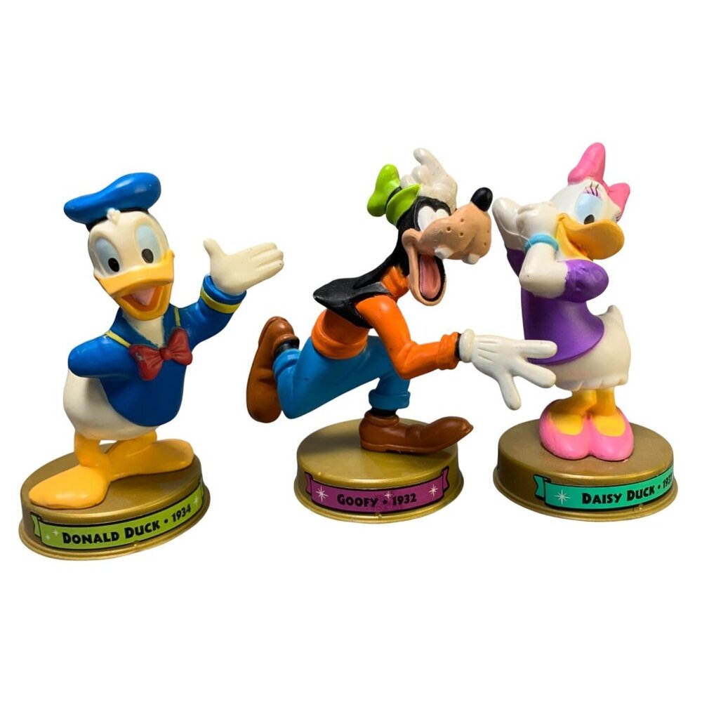 Vintage Disney Donald Duck Goofy Daisy Duck 2002 McDonalds 100 Years Of Magic Co